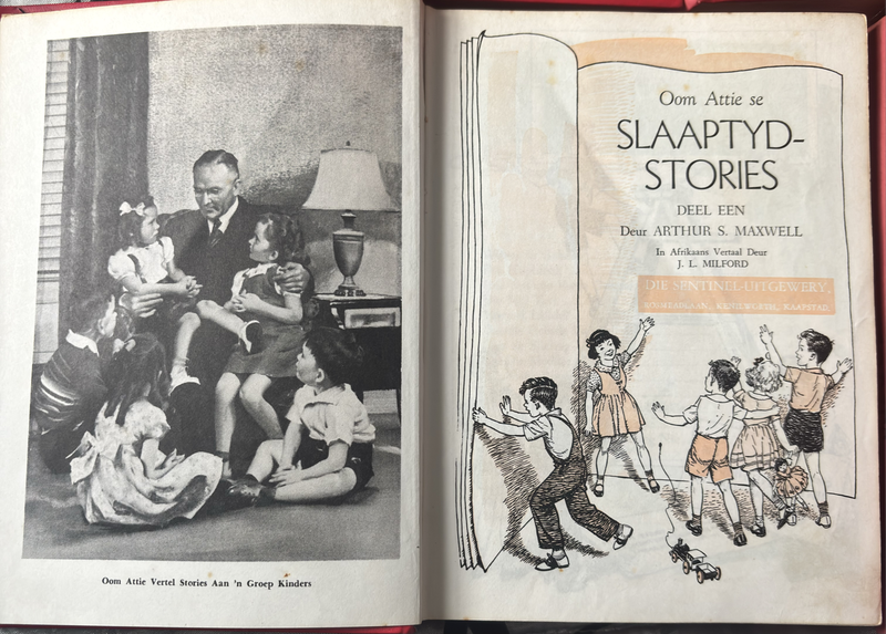 Oom Attie se Slaaptyd Stories 1941 Fyf Boeke Oud Goeie Toestand Deel 1-5