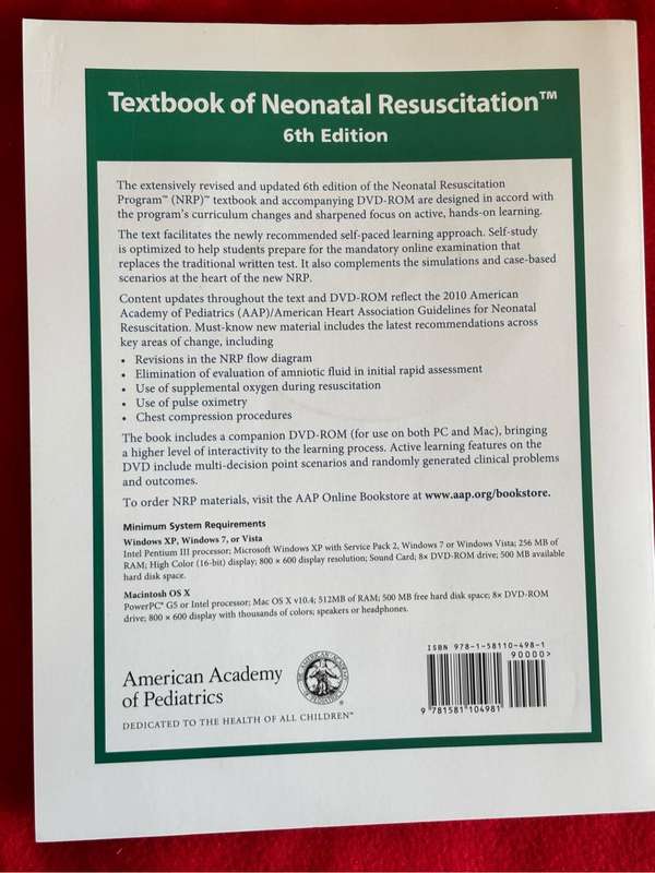 Neonatal Resuscitation Textbook 6th Edition American Academy of Pediatrics