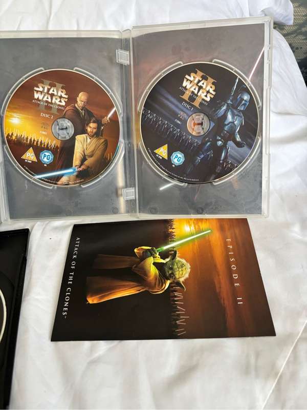 Star Wars 2 and 3 Double Discs and The Lost Boys Combo DVD