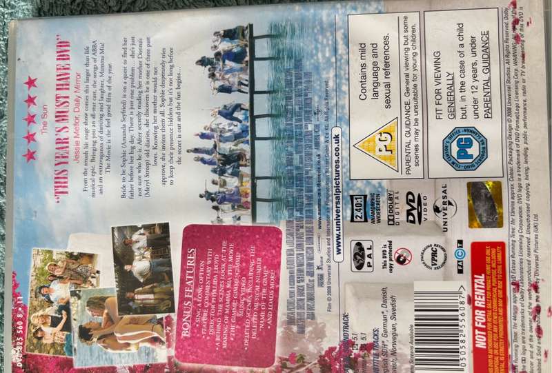 DVD x 4, Pink Panther, Mamma Mia, Weather Man &O Brother Where Art Thou?