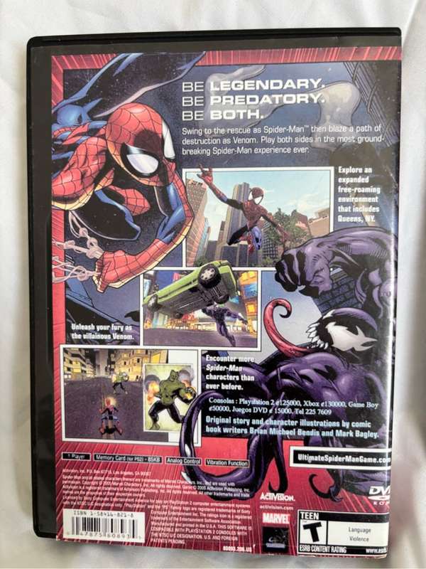 PS2 Ultimate Spider-Man and World Soccer Winning Eleven  Combo