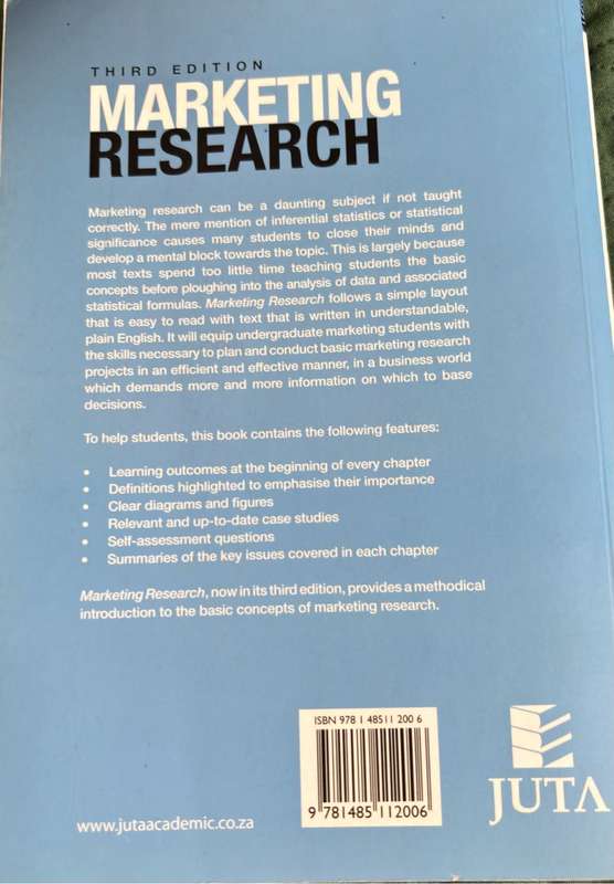 Marketing Research by Jan Wiid and Colin Diggines
