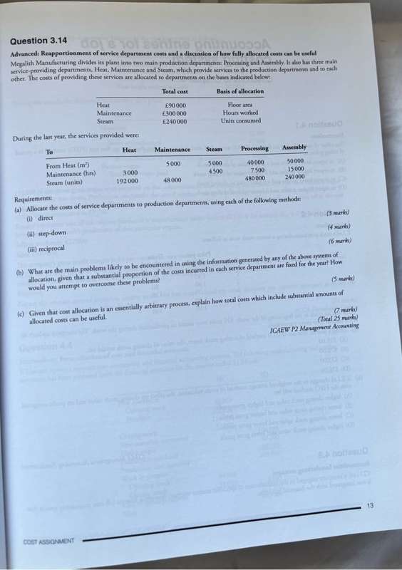 Colin Drury Management and Cost Accounting 9th Edition Student Manual