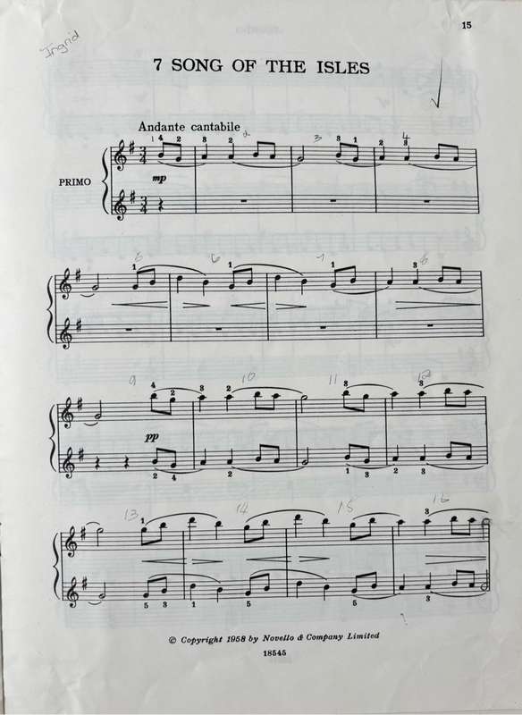 Piano lessons Sheet Music x 5 Books Lot Classical Training