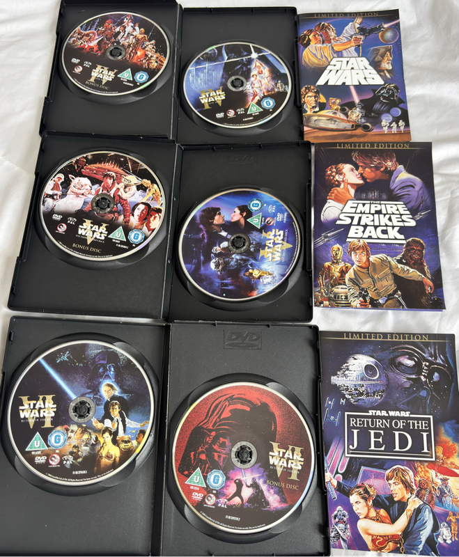 Star Wars 1-6 DVD 10 discs Complete Series Collection