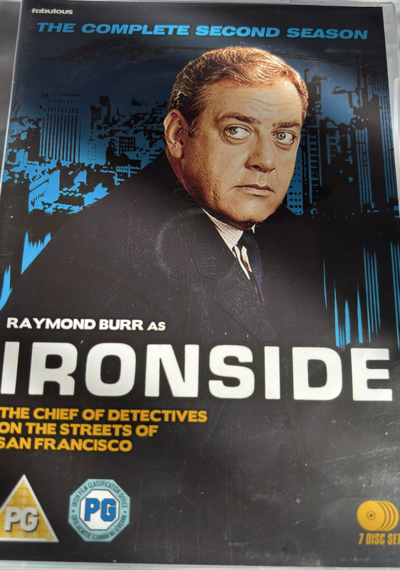 Ironside DVD Complete Second Season Raymond Burr Classic 1969/9 Rare