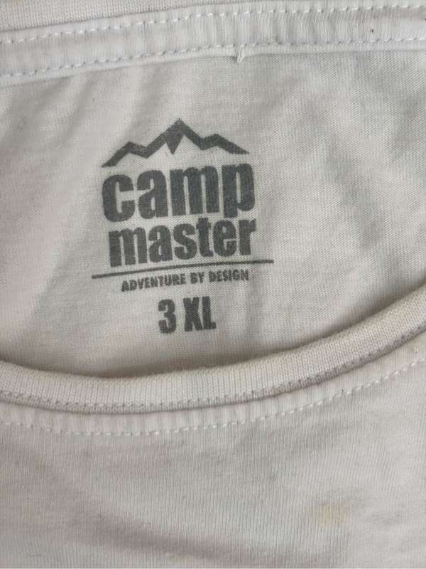 Lot of Two Camp master Graphics T-shirts XXXL white and red