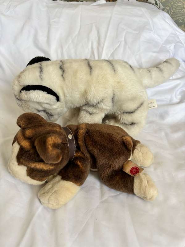 Bingo Puppy Dog Keel + Wild Republic UK Tiger Combo