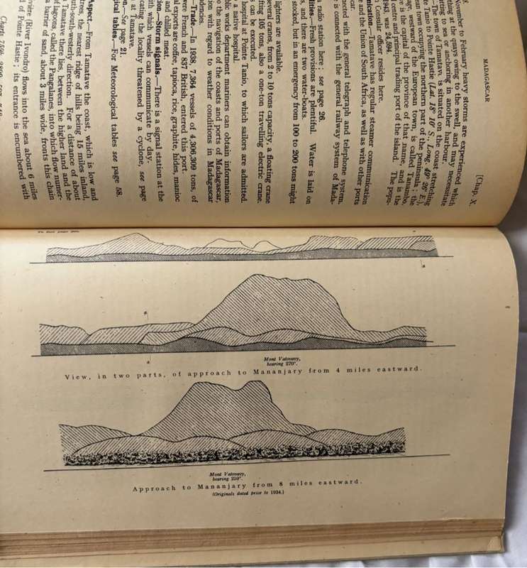 South Indian Ocean Pilot Madagascar, Iles, Comores, 6th Edition 1946