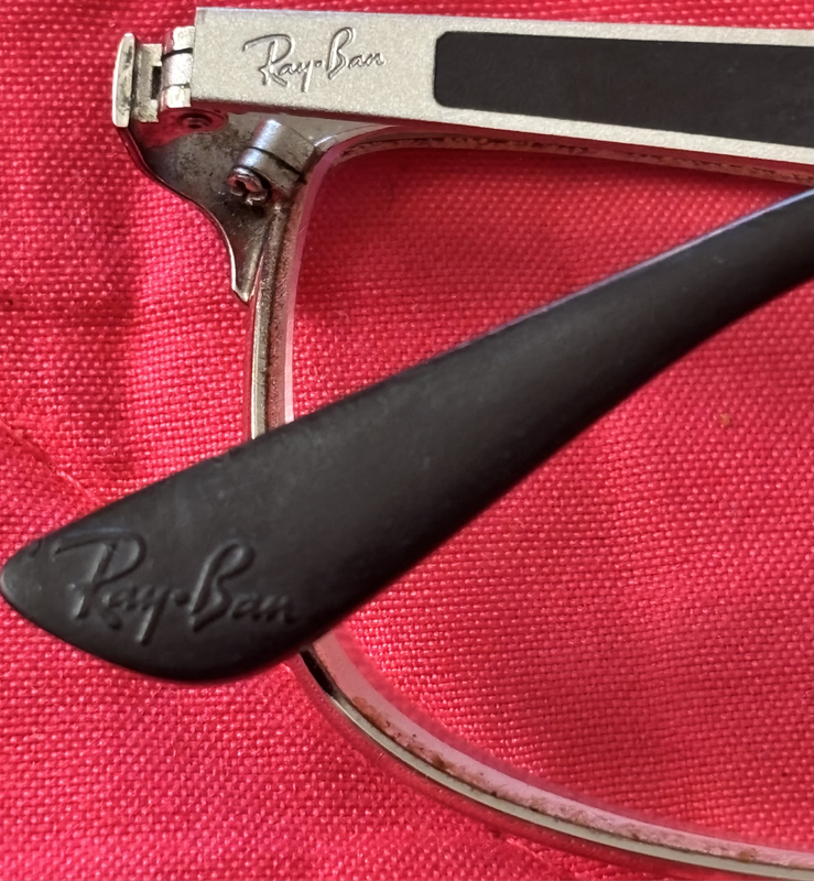 Ray-ban Metal Silver and Black Frame Only