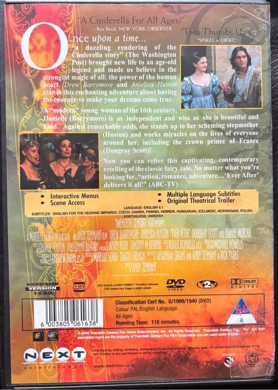 Movies DVD x3 The Great Gatsby,  The Dutches &Ever After