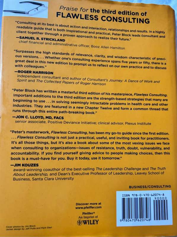 Peter Block Flawless Consulting 3rd Edition A Guide to Getting Your Expertise Used
