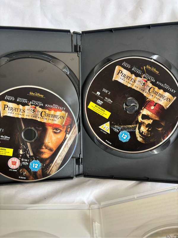 Pirates of the Caribbean All Three Special Edition 2 Disc Versions DVD