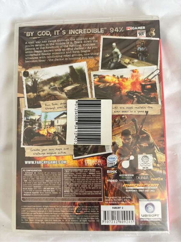 Far Cry PC Svd Rom 5 Discs Far Cry 2 Sealed,