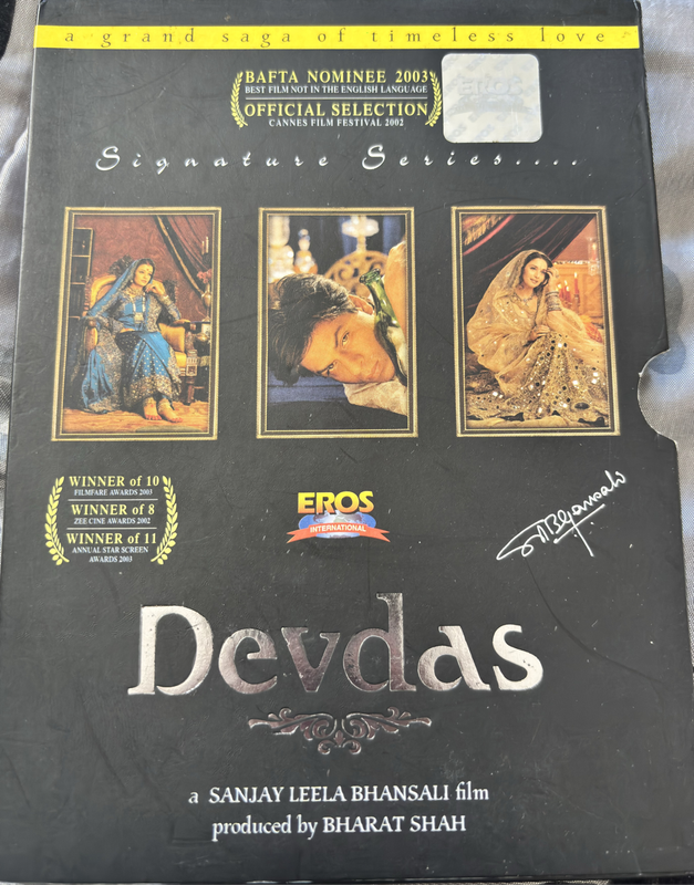 Devdas Hindi Indian Signed Movie Box Limited