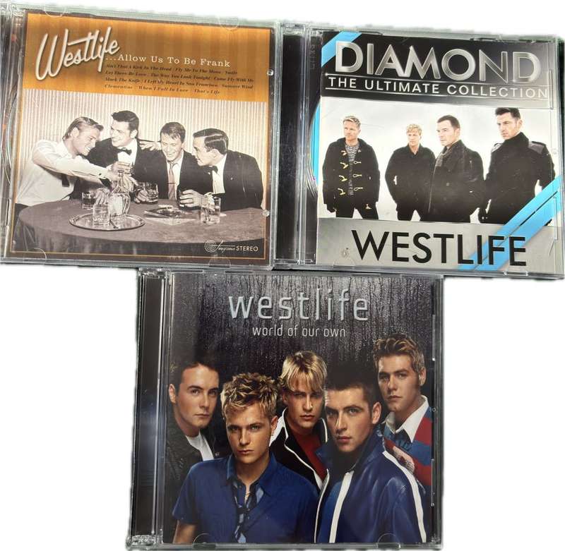 Westlife X 3 CDs, Allow us to be Frank, World of our Iwn & Ultimate