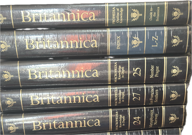 Britannica Encyclopaedia 15th Edition New Sealed 30 books missing 26 & A-M Out of Print