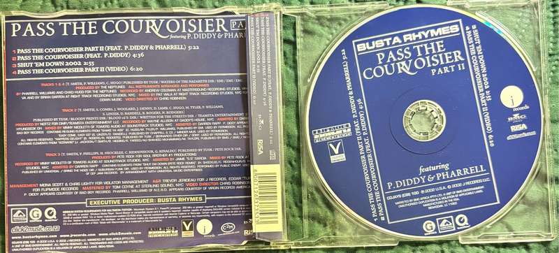 Busta Rhymes CD Pass the Courvoisier Part 2 O Diddy Pharrell 2002