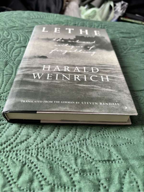 Lethe by Harald Weinrich 1st Edition 2004 Hardcover
