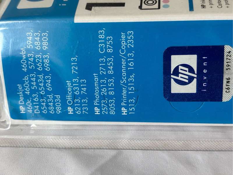 HP Invent 138 Photo Inkjet Print Cartridge  C6FN6 591724