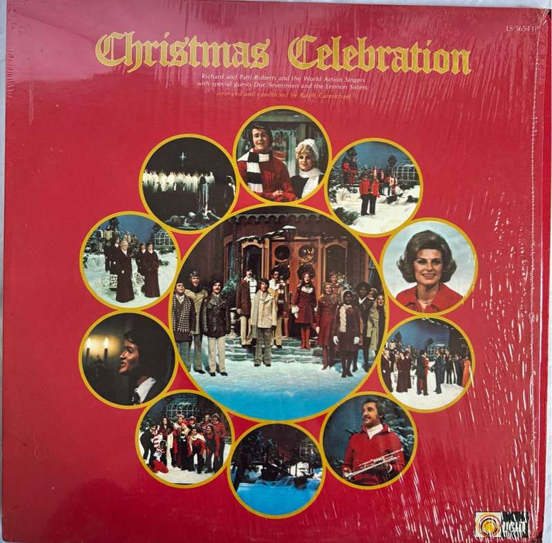 Christian Celebration LP Vinyl double sided Richard and Patty Roberts