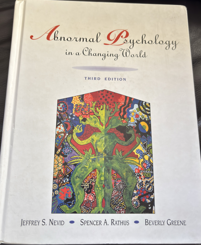 Abnormal Psychology in a Changing World 3rd Edition Jeffrey Nevis