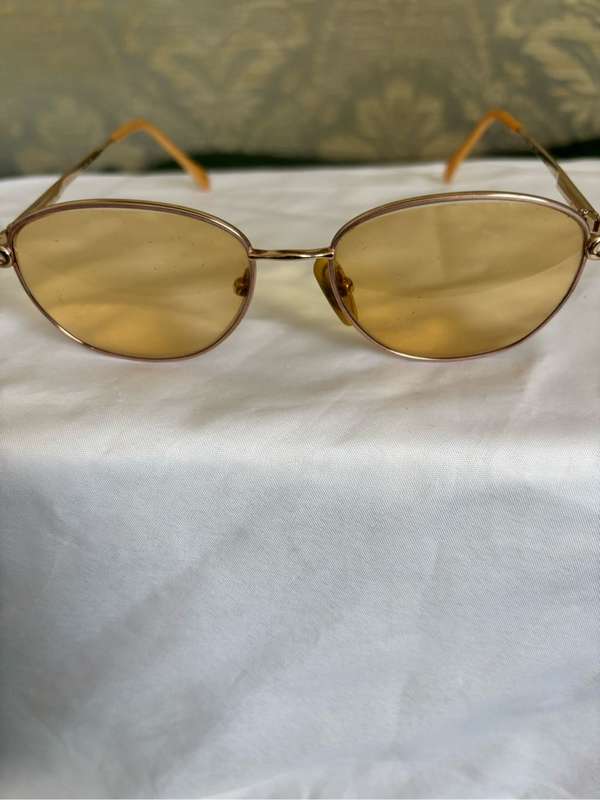 Japanese Made Eyewear Eyeglasses 130 Titanium Allergy Free Gold Frame Only