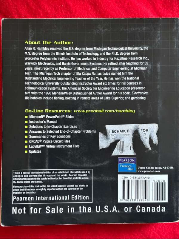 Electrical Engineering Principles and Applications 3rd Edition Allan R. Hambley