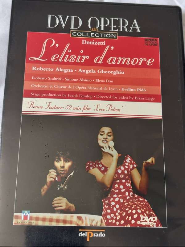 New DVD Opera Collection Lot 5, Macbeth, Arabella, Siegfried, Salome and Lelisir damore