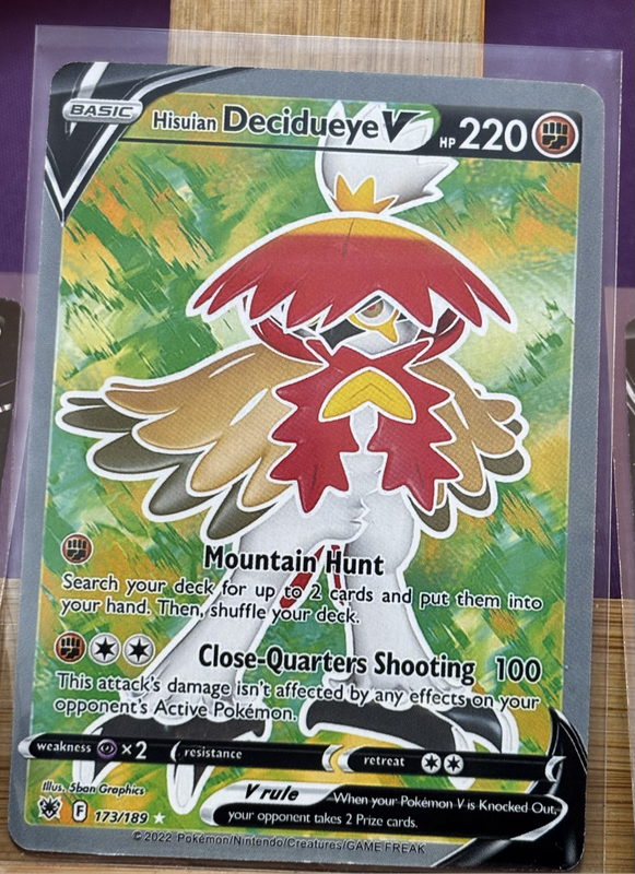 Pokemon 2022 Full Art V Ultra Rare Hisuian 173, Luxray 50 & Beedrill 1 SS Astral Radiance