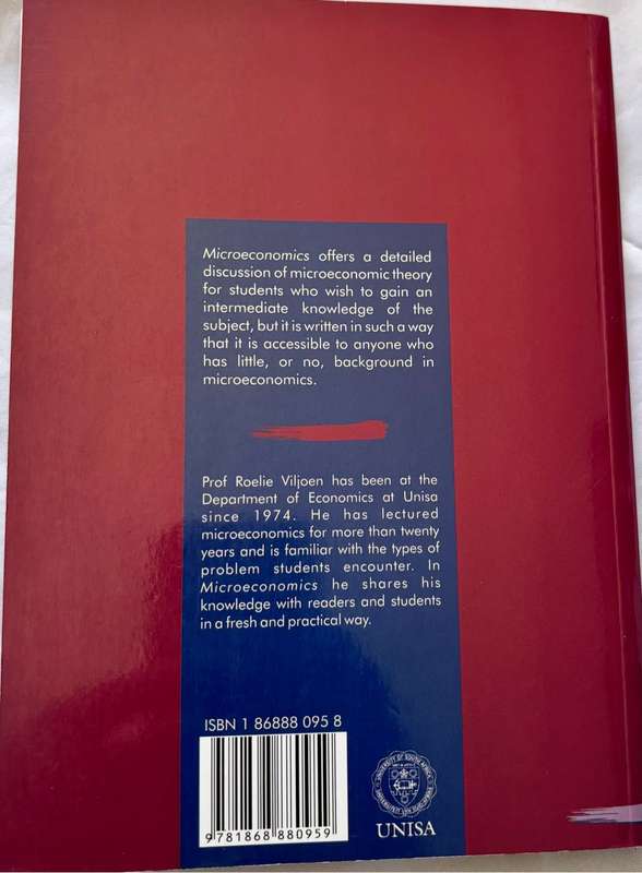 Microeconomics by R P Viljoen