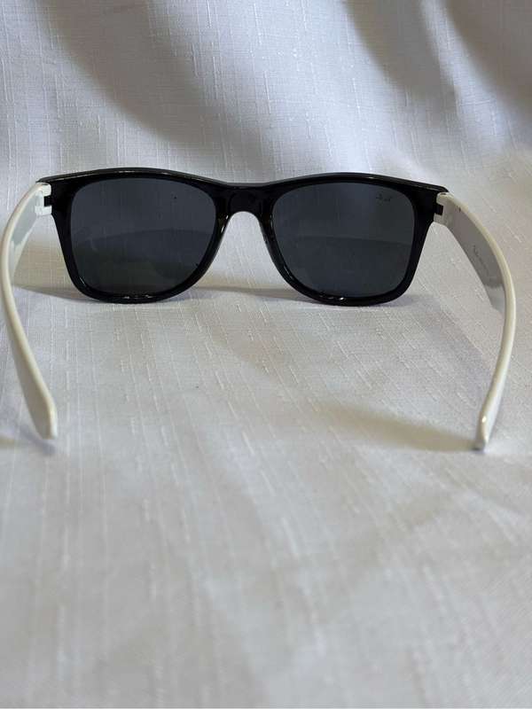 Ray-Ban Black and White Plastic Frame Cat Eye