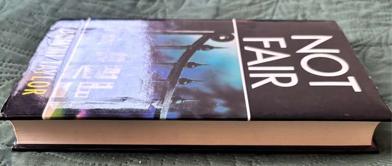 Not Fair by Domini Taylor 1st Edition Hardcover Collectable 1992