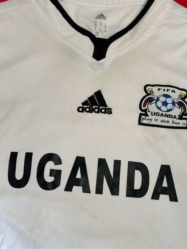 Adidas Uganda National Soccer Team Jersey marked Cranes at back Medium
