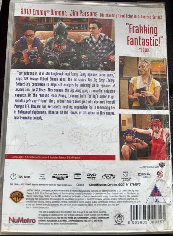 The Big Bang Theory TV Series Season 1 - 7 Collection