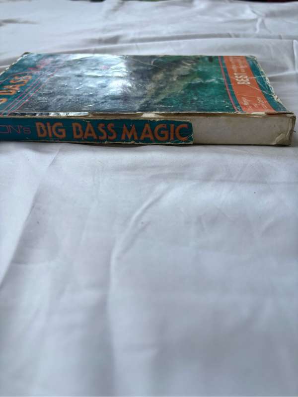 Hannons Big Bass Magic 1st Edition 1986 Sought After Fishing Book