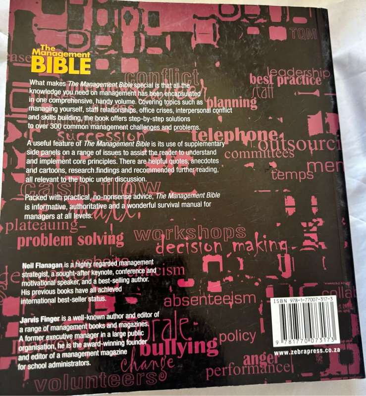 The Management Bible South African Edition by Neil Flanagan & Jarvis Finger