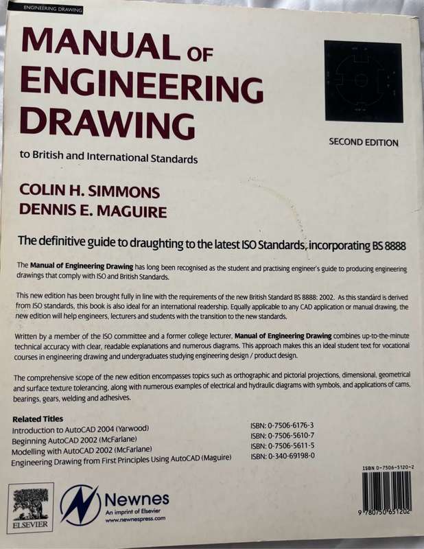 Manual of Engineering Drawing by Colin H. Simmons, Dennis E. Maguire