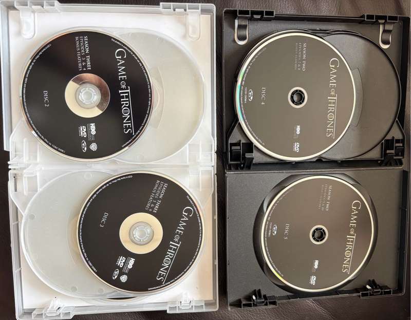 Game of Thrones DVDs Season 2 & 3 TV Series