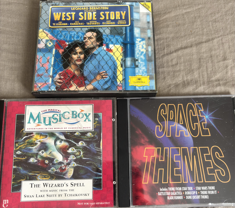 CD lot West Side Story, Space Themes & The Wizard Spell Swan Lake
