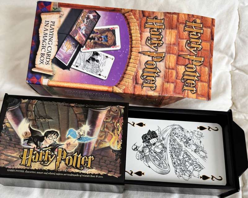 Harry Potter Lot Top Trumps 30 cards, Magic Box with Cards, Chalice magic, PC Game x 1
