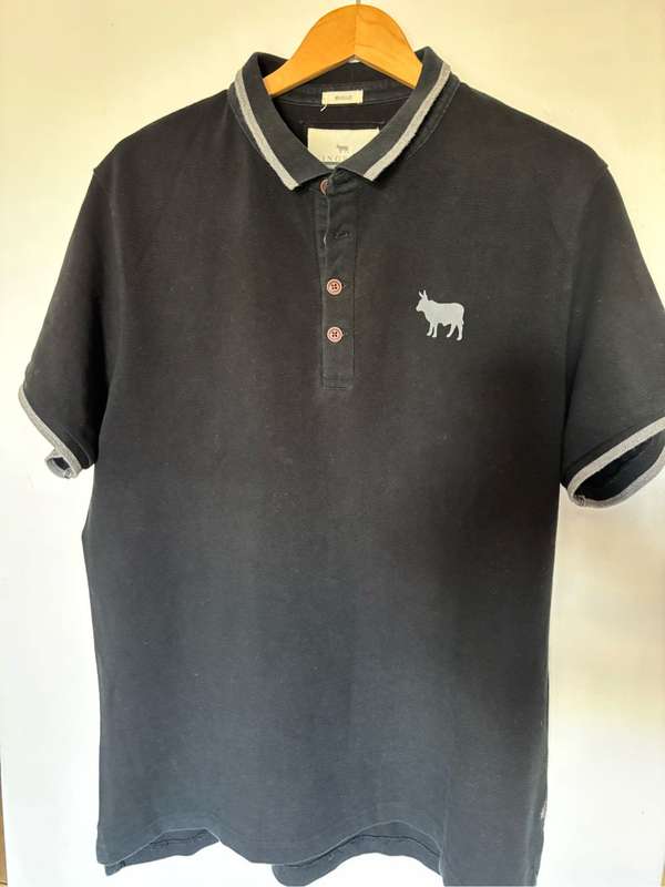 Kingsley Heath Polo Mens Blaxk Shirt As New XXL