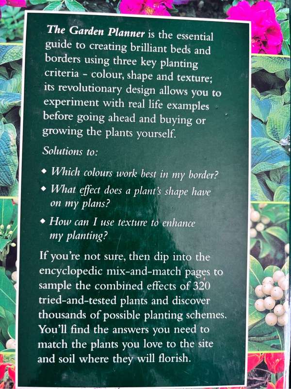 The Garden Planner Over 1 Million Ways to Mix and Match Perfect Beds and Borders by John Walker