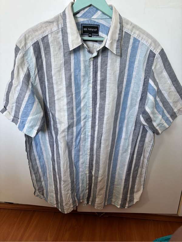 Mark & Spencer Autograph XXL Mens Short Sleeve Shirt