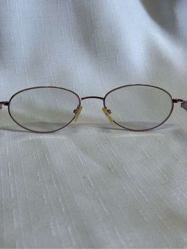 Jean-Marc Eyewear Frame Pink Metal Rare Vintage