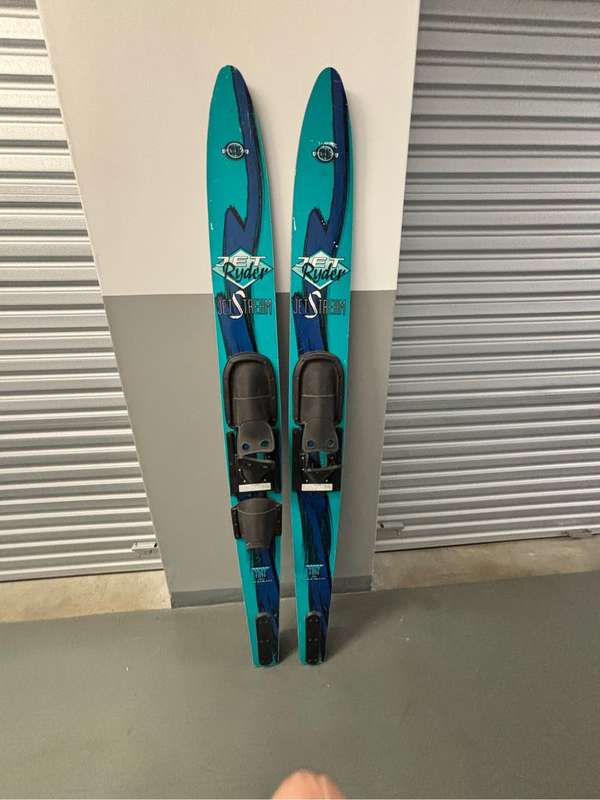 Water Skis Jet Ryder Jet Stream Made in USA 170cm x 16xm x 2.5cm