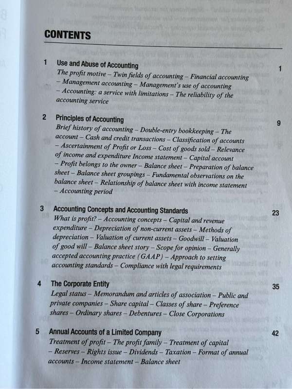 Business Accounting and Finance for managers an introduction 5th Edition CF Hartley, Colin Firer