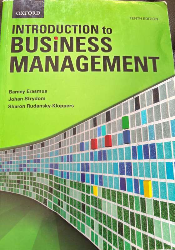 Introduction to Business Management by Barney Erasmus, Johan Strydom
