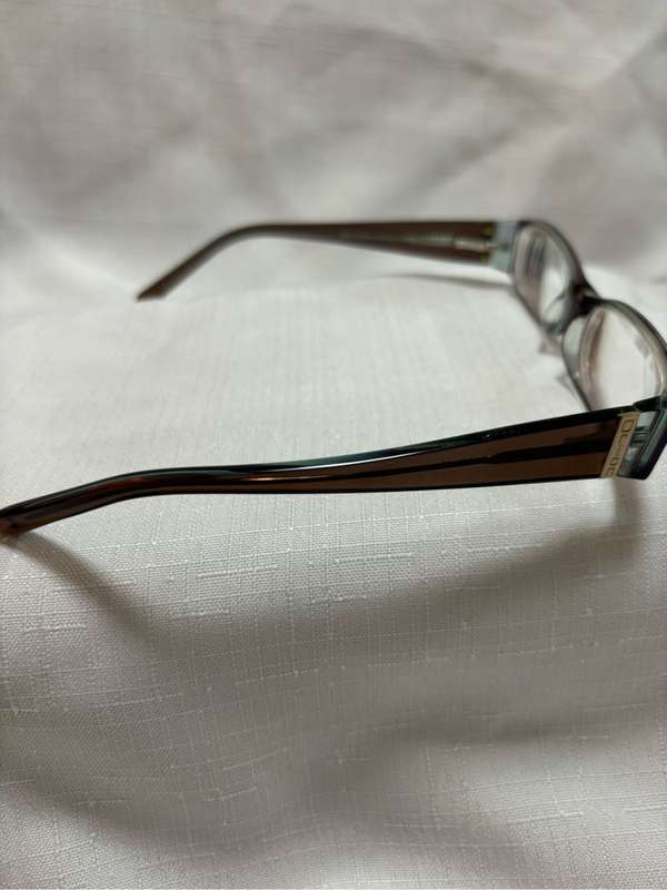 Orion Eyeglass Frame Brown Plastic Frame Gold Name on Sides 51[]16 135