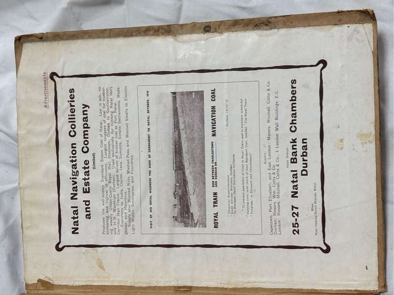 Natal 1911 Published by South African Railways Printing Works